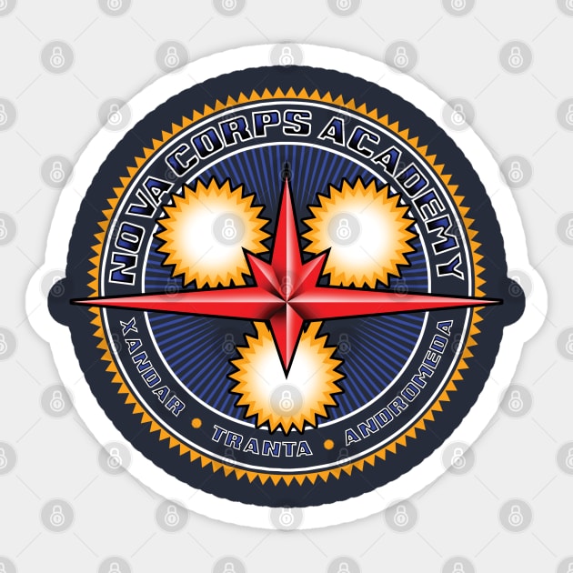 Nova Corps Academy Sticker by tonynichols